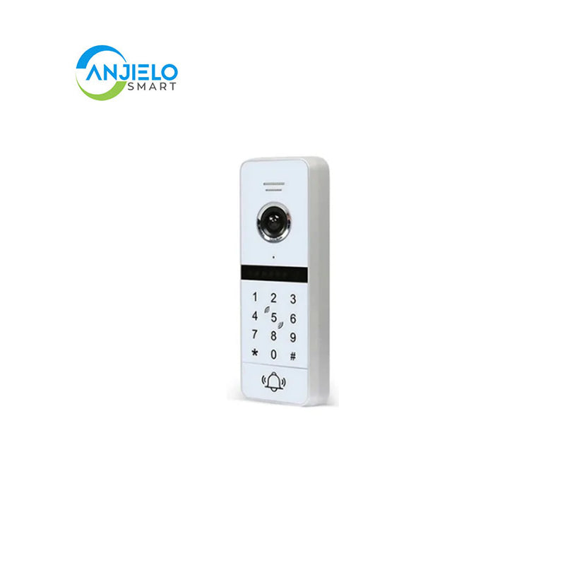 Anjielo Smart 1080P Wired Full Touch Screen Video Door Phone Doorbell Outdoor Unit Support Password Unlock Work with Wifi Monitor