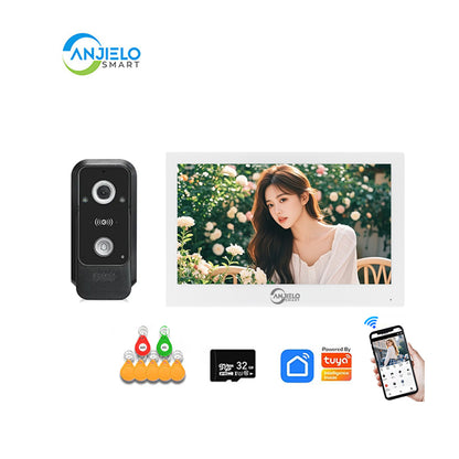 Anjielo Smart WiFi Doorbell Video Intercom with 1080P HD Resolution and CCTV Security System