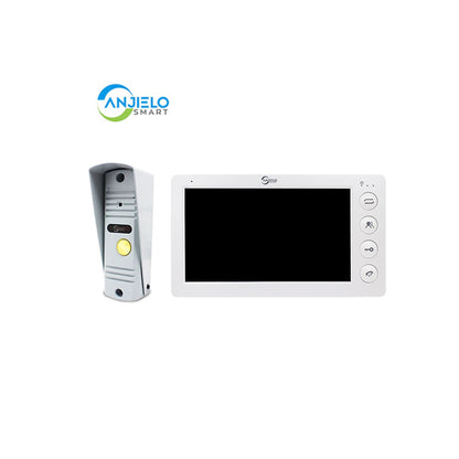 Anjielo Smart Home 2025 New in Series 7 Inch Video Intercom System Outdoor Metal Doorbell Waterproof Cold Resistan Video Door Phone for Home Night Vision Lock Unlock