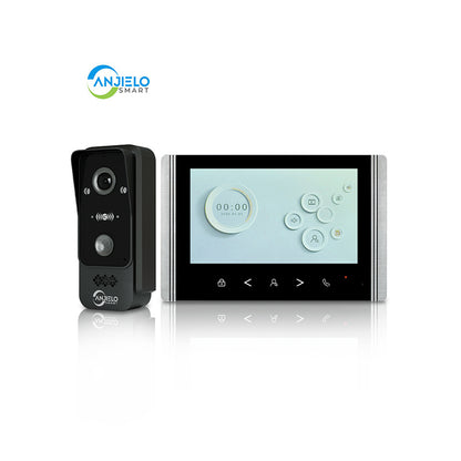 Anjielo Smart Home 1080P New Wifi 4 Wired Video Intercom Doorbell Supports Mobile Phone Remote Control and Smart Home