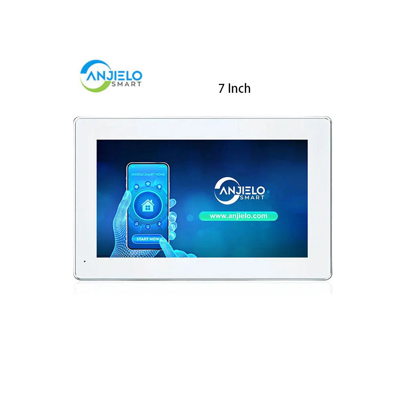 Anjielo Smart Home 2 Wire BUS Video Intercom Doorbell Camera 1080P 7/10 Inch Touch Monitor With RFID Card Access Doorphone System For Home Villa