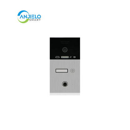 Anjielo Smart Home Video Doorbell 1080P FHD Outdoor Waterproof Fingerprint Smart Home DoorBell Panel for Video Intercom System with IC Card