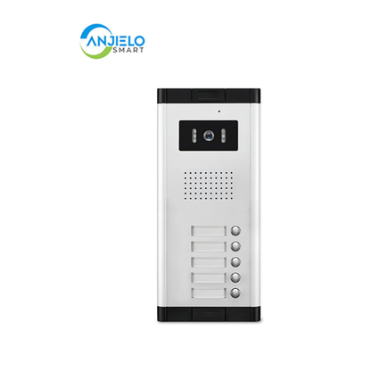 Anjielo Smart Video Intercom Doorbell IP65 Waterproof Outdoor Video Doorbell Camera with IR Night Vision Apartment Building Access Video Door Phone System