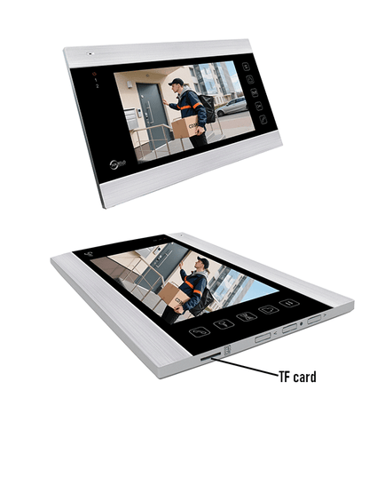 Anjielo Smart Home 1080P Video Intercom System of 7 inch Screen Remote Unlocking Touch Screen