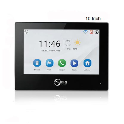 Anjielo Smart Touch Screen 7/10 Inch 4-Wire WiFi Video Intercom System For Home Apartment