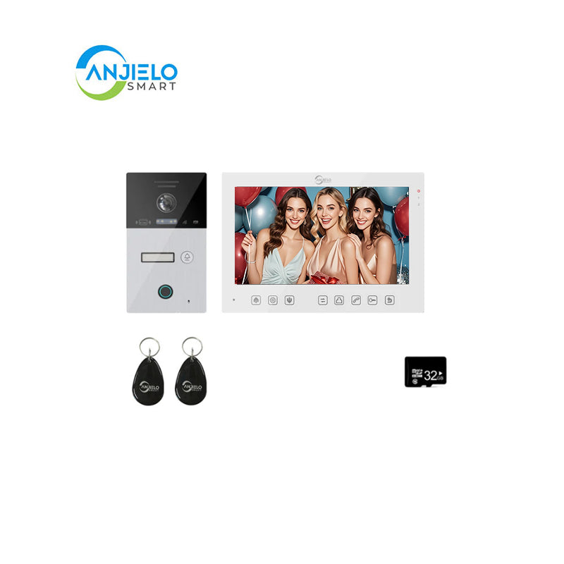 Anjielo Smart Home 7" WIFI Video Intercom For Apartment 1080P Video Doorphone Call 1/2/3 Floor WIFI Door Bell Tuya Video Intercom For Home