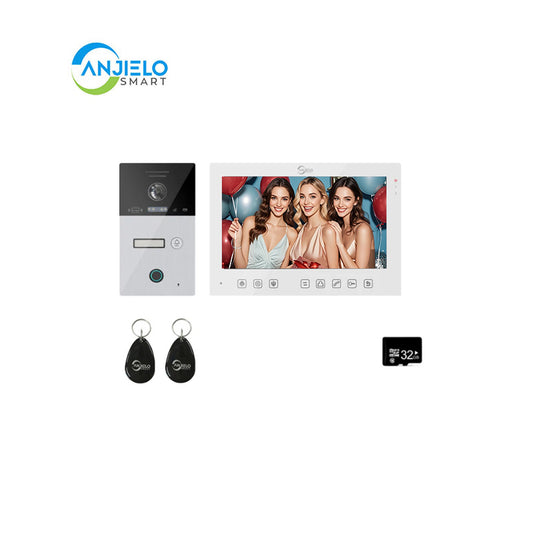 Anjielo Smart Home 7" WIFI Video Intercom For Apartment 1080P Video Doorphone Call 1/2/3 Floor WIFI Door Bell Tuya Video Intercom For Home
