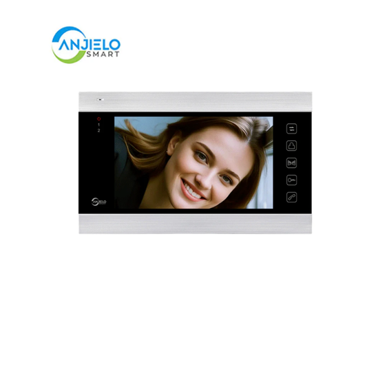 Anjielo Smart 7'' WIFI Smart Tuya Video Door Phone Intercom System with 1080P/AHD Doorbell Recording, Support iOS/Android Remote Unlock