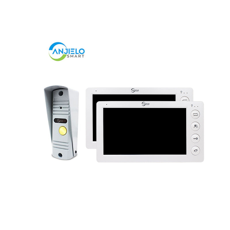 Anjielo Smart Home 2025 New in Series 7 Inch Video Intercom System Outdoor Metal Doorbell Waterproof Cold Resistan Video Door Phone for Home Night Vision Lock Unlock