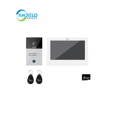 Anjielo Smart Home WIFI smart 7 inch Home video door phone intercom system Unlock 1080P Screen Video Intercom System