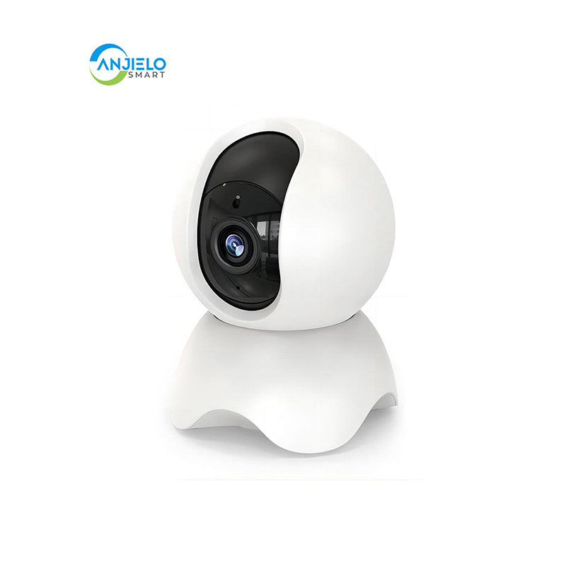 Anjielo Smart Home Tuya-Enabled Indoor IP Camera for Baby Monitoring/Security Surveillance 2.4GHz Wi-Fi Compact Mini Housing