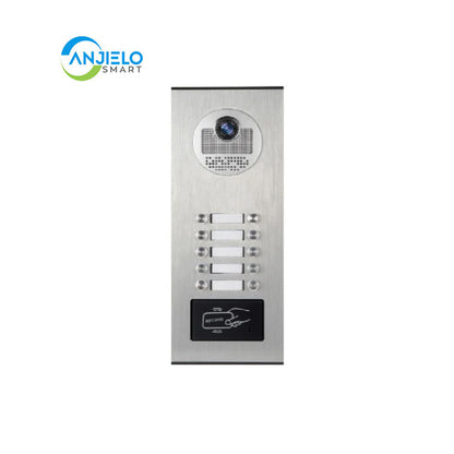 Anjielo Smart Home Tuya Wifi Video Doorphone Doorbell Camera Villa Wifi Video Intercom System for Multi-apartment
