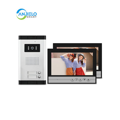 AnjieloSmart Tuya Wifi 9 inch Video Door Phone Intercom System for 2/3/4/5/6/8/10/12 Villa video Intercom Camera For Multi-Apartment