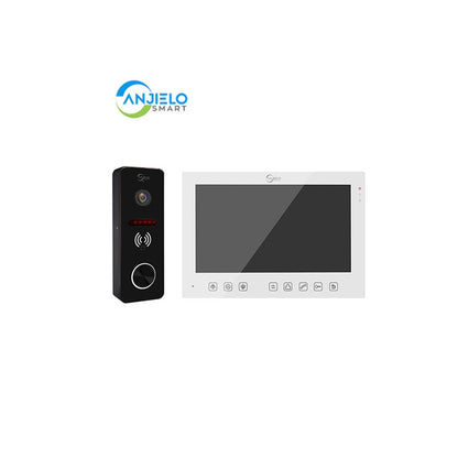 Anjielo Smart Home Tuya 7 inch Monitor VideoDoorbell Intercom System Access Control Camera Smart security device Apartment IC Card Unlocking