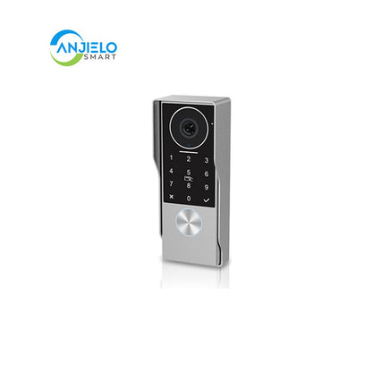 Anjielo Smart Home 2 Wired Video Doorbell with IC Card Password Waterproof with Motion Detection for Monitoring