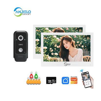 Anjielo Smart WiFi Doorbell Video Intercom with 1080P HD Resolution and CCTV Security System