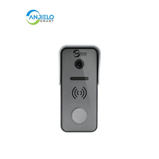 ANJIELO 4-Wire Smart Video Doorbell | Tuya WiFi Intercom Door Camera 2-Way Audio Smart Access Control for Home &amp; Villa