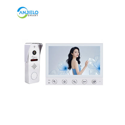Anjielo Smart Home Video Intercom Systems 7-inch Display Monitor AHD Infrared Night Vision and Wide-angle Vision