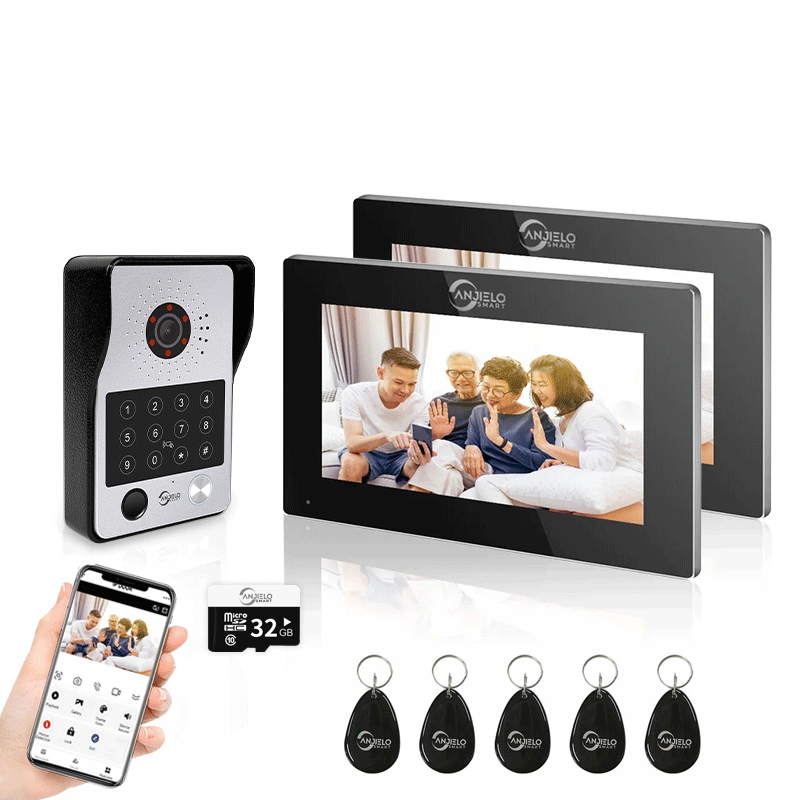 Anjielo Smart Advanced Smart Video Intercoms Door Access Control Device with Clear Audio & Visual Connectivity