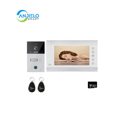 Anjielo Smart Home Tuya Smart Video Intercom Video Interphone Doorbell Camera 1080P WiFi Video Intercom For Home Security Protection