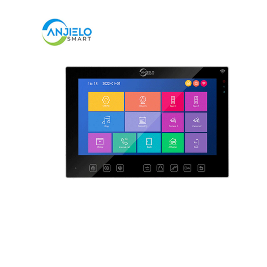 Anjielo Smart 1080P Tuya Smart 7 inch Touch Button Model For Video Intercom