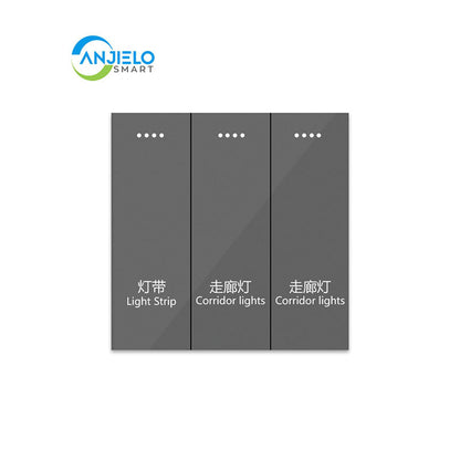 Anjielo Smart Home Relay Switch - Built-in signal amplifier/Zigbee3.0 gateway direct connection/capacitive multi-touch design