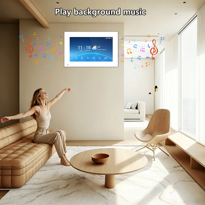 Multi-Family 4-Wire Video Intercom Doorbell System, 1080P HD Camera, 3 Unlock Methods, Tuya Smart App, 2-12 Units, Night Vision & Motion Detection