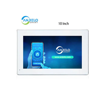 Anjielo Smart Home 2 Wire BUS Video Intercom Doorbell Camera 1080P 7/10 Inch Touch Monitor With RFID Card Access Doorphone System For Home Villa