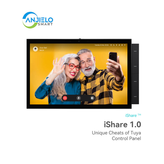 Anjielo New product 10.1" In-Wall Tuya Smart Control: Alexa Voice & Zigbee Hub