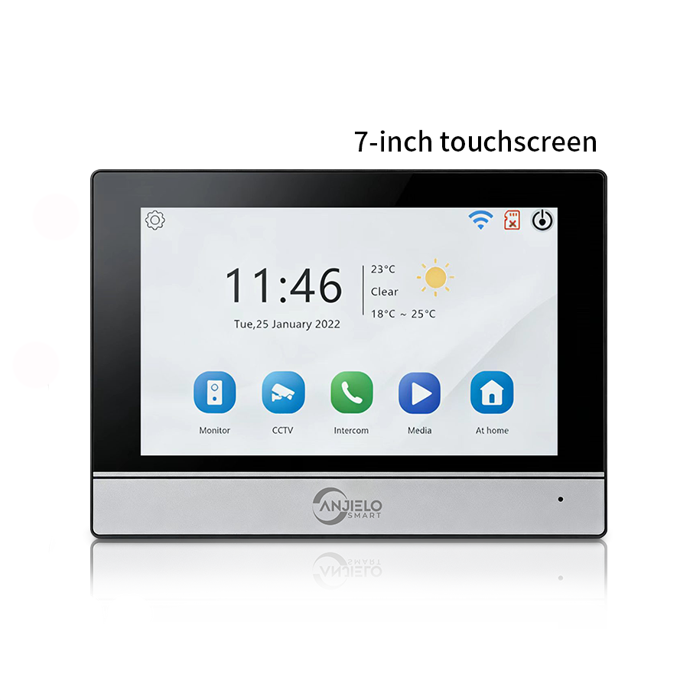 Anjielo Smart Touch Screen 7/10 Inch 4-Wire WiFi Video Intercom System For Home Apartment