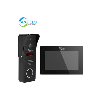 Anjielo New Tuya 7/10 Inch Video Wifi Intercom Tuya Smart Home Wired video doorbell System 1080P 148°Doorbell Camera Full Touch Monitor