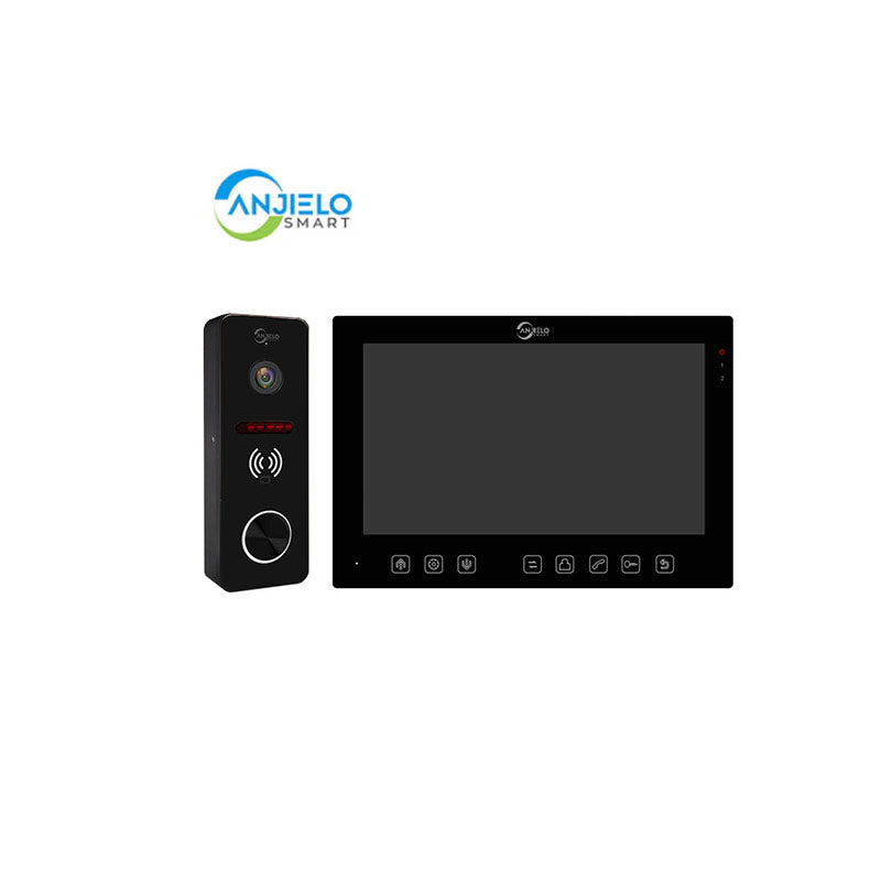 Anjielo Smart Home Tuya 7 inch Monitor VideoDoorbell Intercom System Access Control Camera Smart security device Apartment IC Card Unlocking