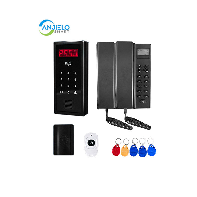 Anjielo Smart Home Wireless Video intercom Systems Freely communicate ,Wireless Unlocking Convenient ,Up to 9999 User