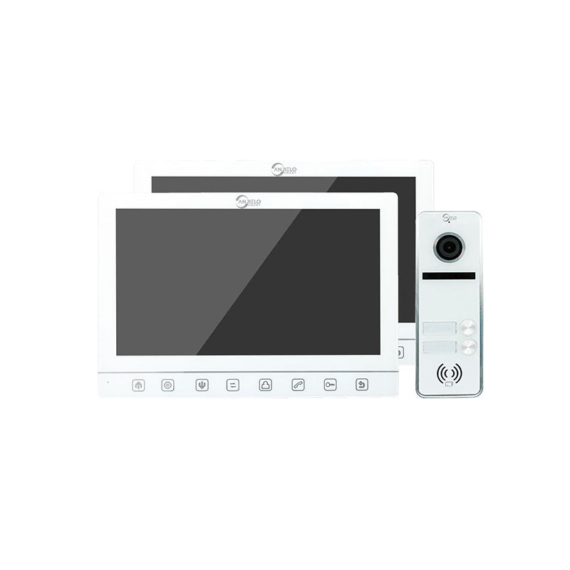 Anjielo Smart Screen Touch Button Doorbell with 7 Inch Display - 2-Door & 3-Door Options for Apartments