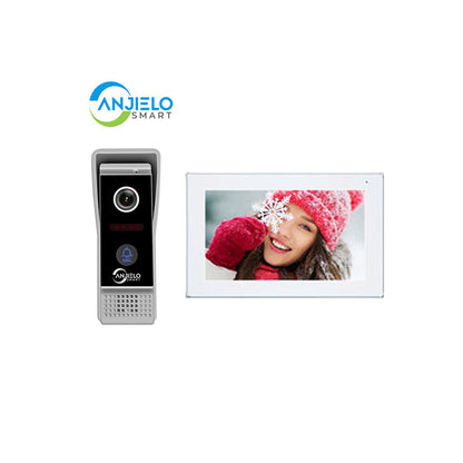 Tuya WiFi Video Doorbell with FHD 1080p Resolution - Color Touchscreen and Outdoor Use & Motion Detection for Enhanced Home Security
