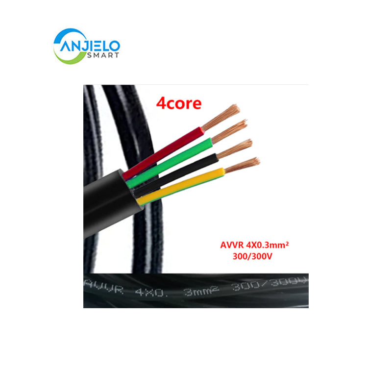 Anjielo Smart Video Extend Cable 4x0.2/0.3/0.5mm Tinned Copper Wire for Intercom