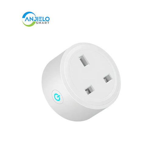 Anjielo Wireless WiFi Smart Plug Socket 16A Power Monitor Timing Function Tuya Smart Life APP Control Works With Alexa Google Assistant