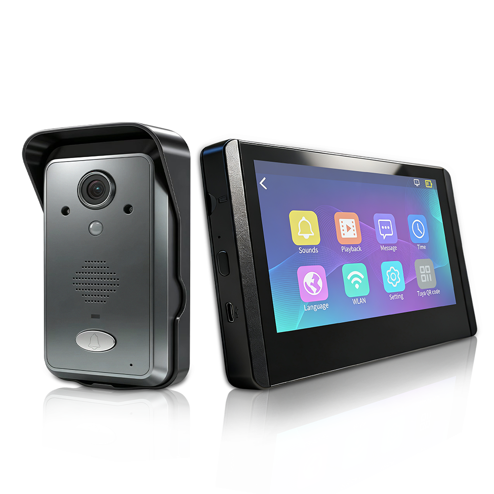 Anjielo AHD 7-inch touchscreen Smart Wireless Doorbell with Video Intercom doorbell tuya app