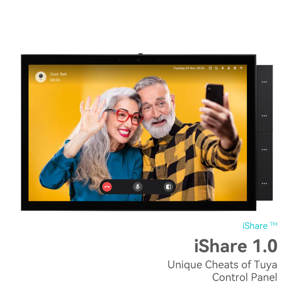 Anjielo New product 10.1" In-Wall Tuya Smart Control: Alexa Voice & Zigbee Hub