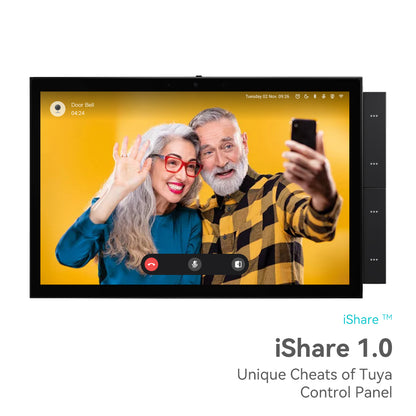 Anjielo New product 10.1" In-Wall Tuya Smart Control: Alexa Voice & Zigbee Hub