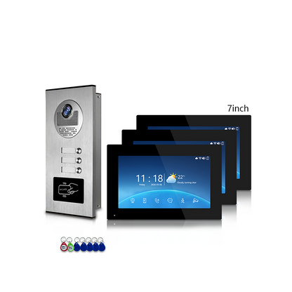 ANJIELO SMART 1-to-12 – Independent Intercom, No Interference | 4-Wire Video Intercom: 1080P Night Vision, 3-Way Unlock, Digital Photo Frame