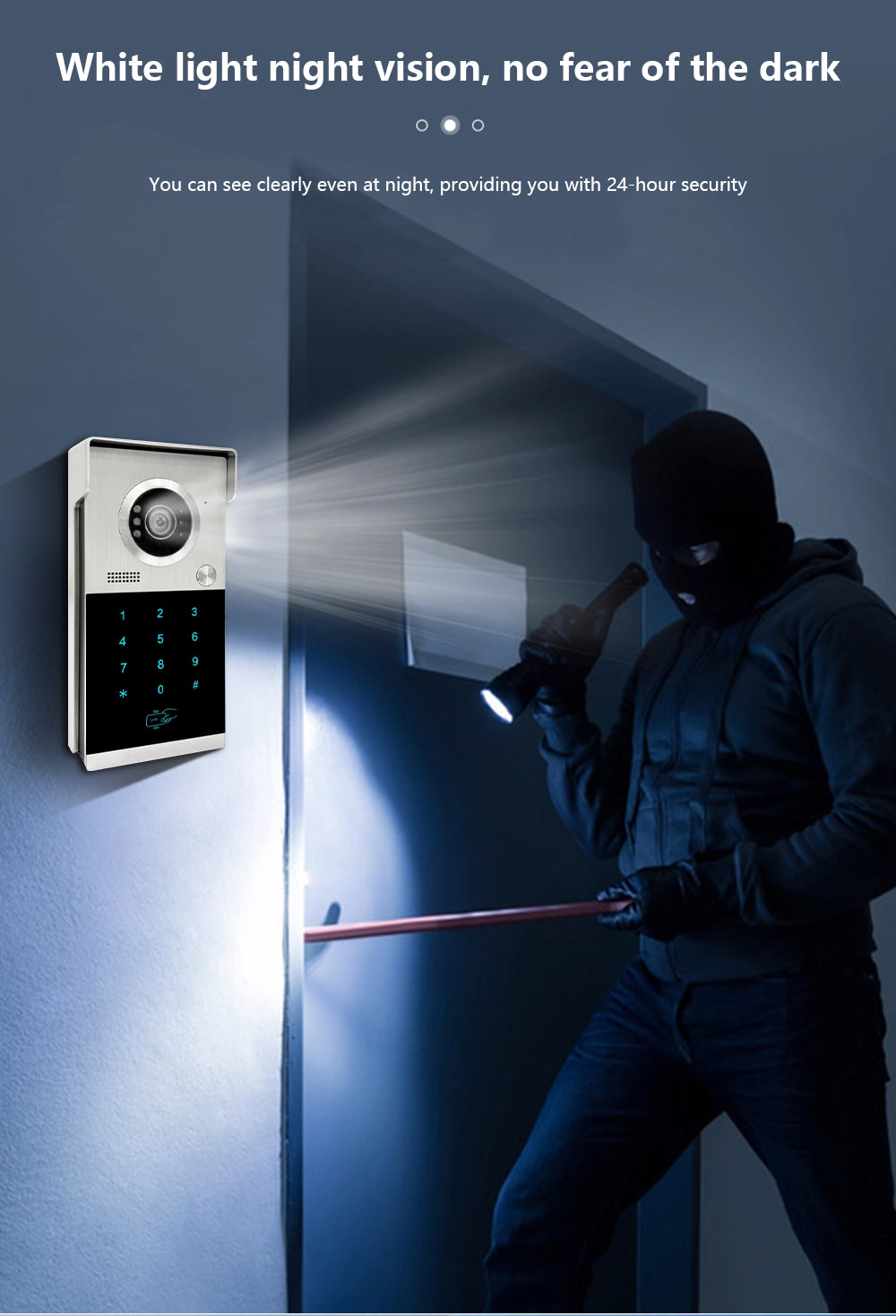 Anjielo Smart Home HD Video Intercom System Video Doorbell Support Tuya Wifi ID UnlockingFor home