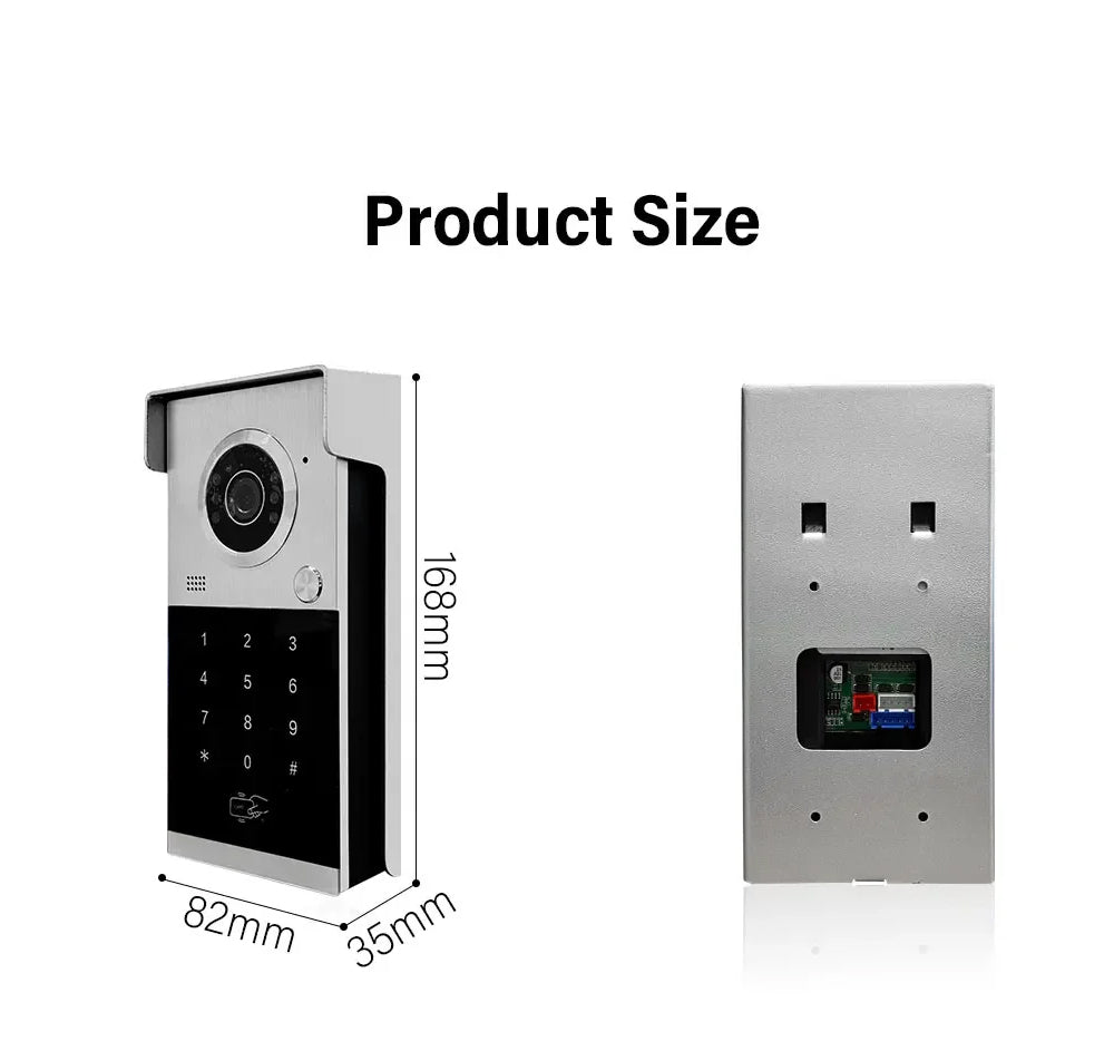 Anjielo Smart Home HD Video Intercom System Video Doorbell Support Tuya Wifi ID UnlockingFor home