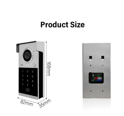 Anjielo Smart Home HD Video Intercom System Video Doorbell Support Tuya Wifi ID UnlockingFor home