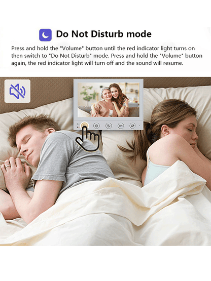 Anjielo Smart Home Video Intercom Systems 7-inch Display Monitor AHD Infrared Night Vision and Wide-angle Vision