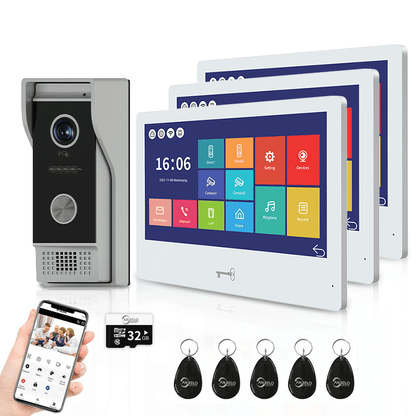 ANJIELO Smart Home Wires Video Intercom System- WiFi with Motion Detection Adjustable Detection Area