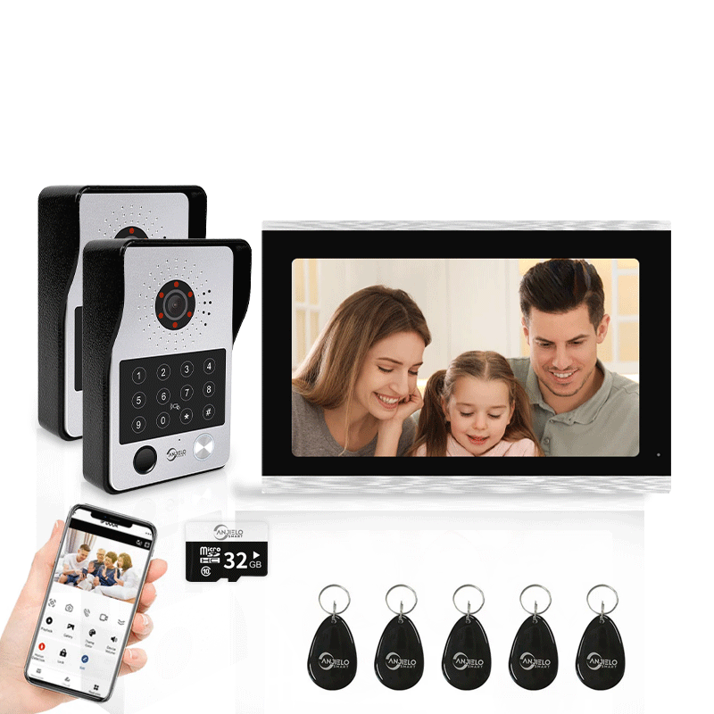 Anjielo Smart Advanced Smart Video Intercoms Door Access Control Device with Clear Audio & Visual Connectivity