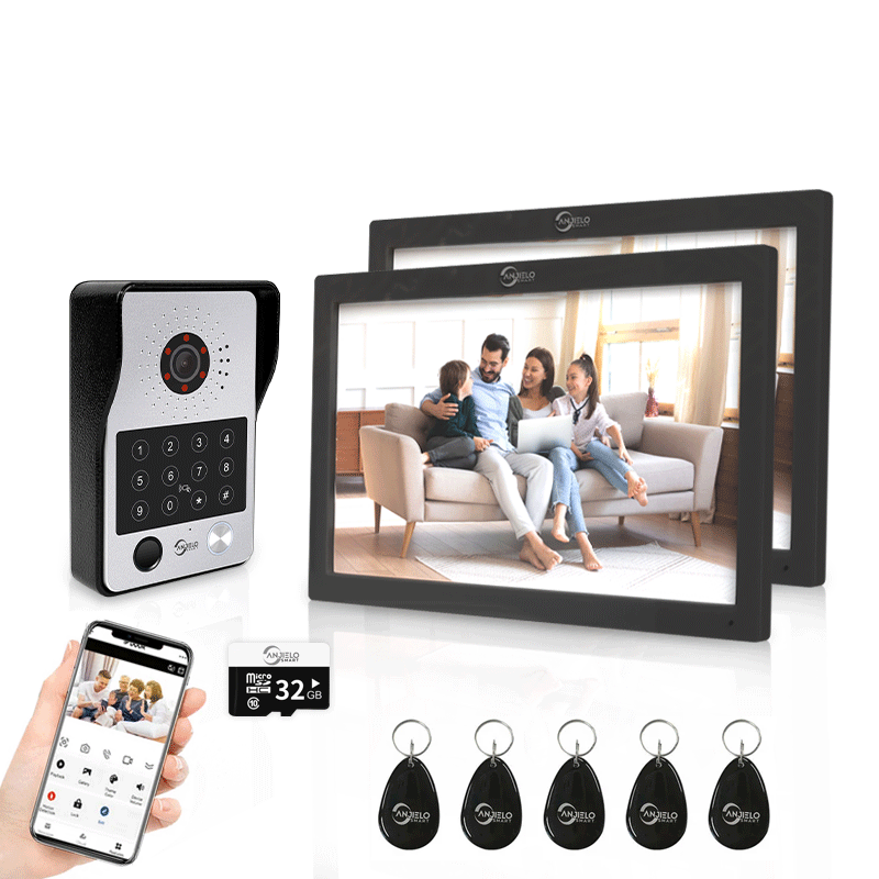 Anjielo Smart Advanced Smart Video Intercoms Door Access Control Device with Clear Audio & Visual Connectivity