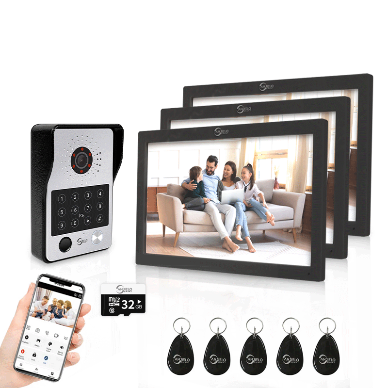 Anjielo Smart Advanced Smart Video Intercoms Door Access Control Device with Clear Audio & Visual Connectivity