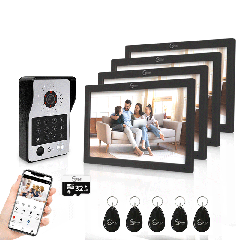 Anjielo Smart Advanced Smart Video Intercoms Door Access Control Device with Clear Audio & Visual Connectivity